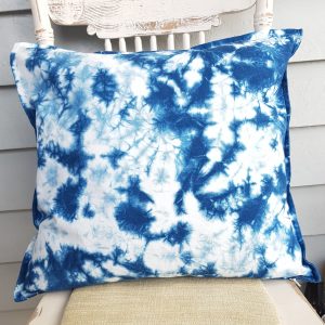 MOTTLED SHIBORI CUSHION COVER