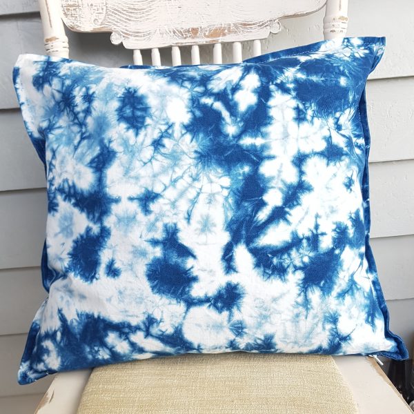 MOTTLED SHIBORI CUSHION COVER