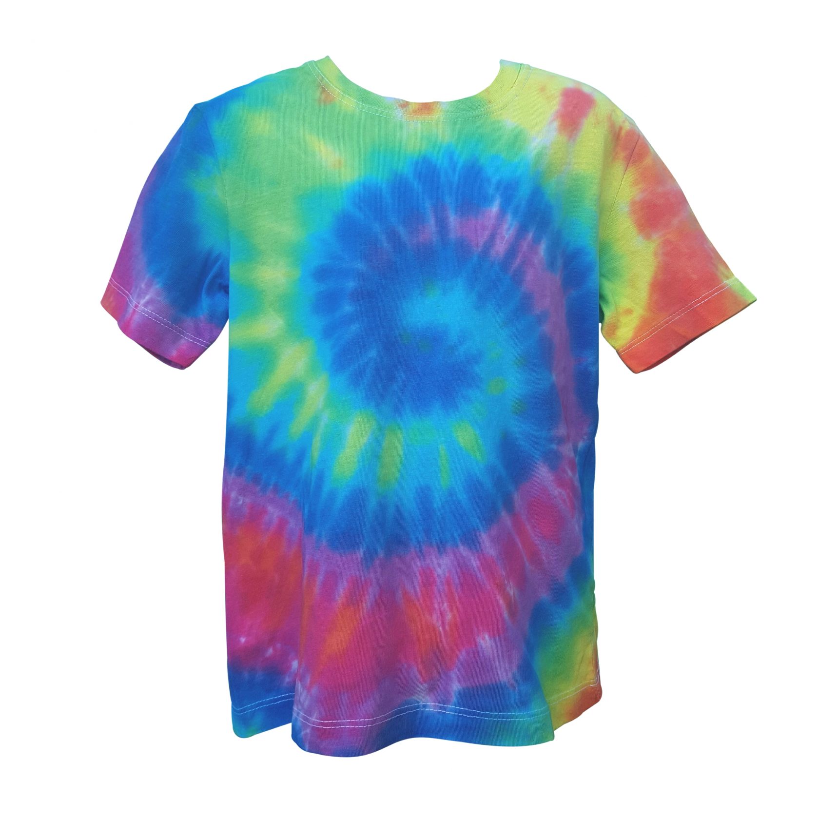 CHILDREN’S RAINBOW SWIRL TIE DYED T-SHIRT