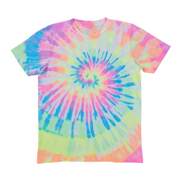 EARTH POSITIVE FUNKY FLURO RAINBOW ADULTS TEES