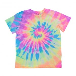 EARTH POSITIVE FUNKY FLURO RAINBOW CHILDREN'S TEES