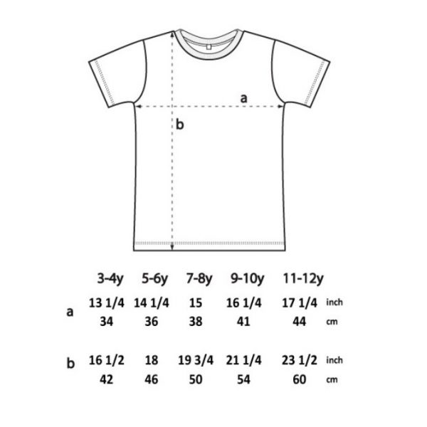 EARTH POSITIVE FUNKY FLURO RAINBOW CHILDREN'S TEES - Image 2