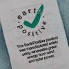 EARTH POSITIVE ICY BLUE MOTTLE ORGANIC COTTON DRAWSTRING BAG - Image 3