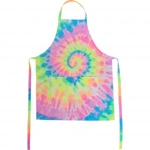 EARTH POSITIVE FUNKY FLURO RAINBOW APRONS