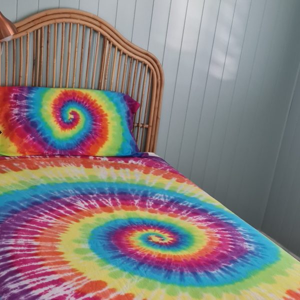 SINGLE RAINBOW SWIRL DOONA/DUVET COVER