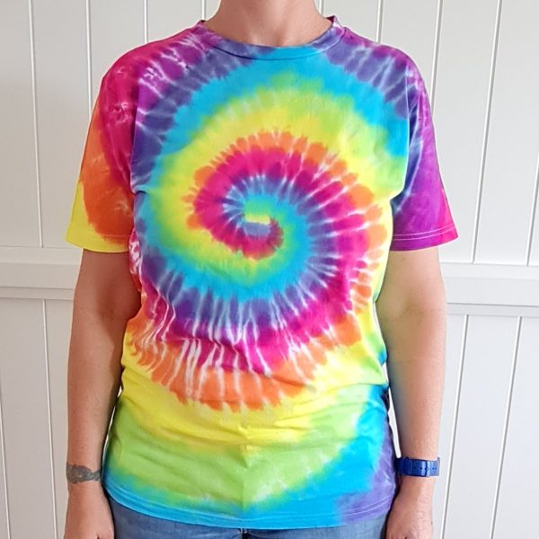 EARTH POSITIVE RAINBOW SWIRL ADULTS TEES - Image 4