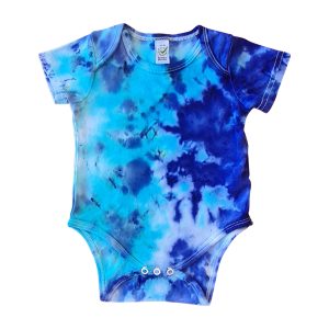 EARTH POSITIVE ICY BLUE ORGANIC COTTON BABYGROW