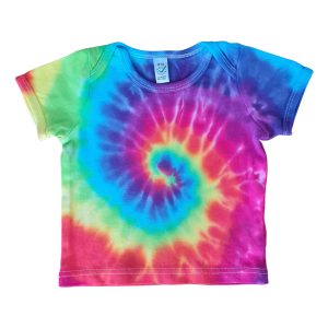 EARTH POSITIVE RAINBOW SWIRL ORGANIC COTTON BABY TEE