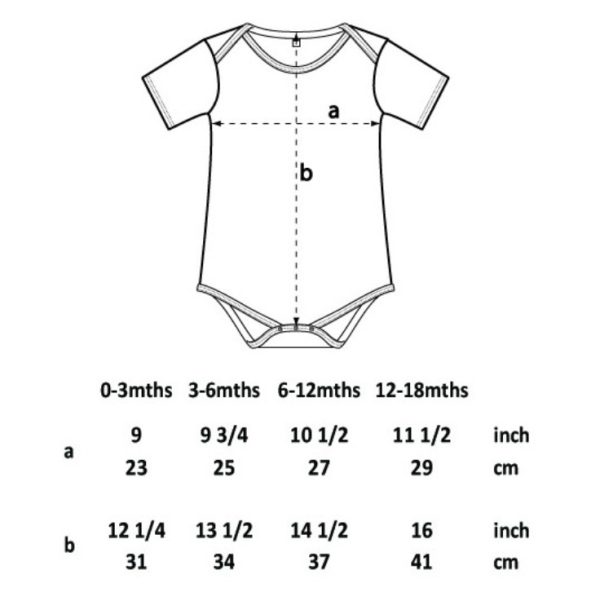 EARTH POSITIVE ICY BLUE ORGANIC COTTON BABYGROW - Image 3