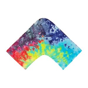 CURVE ICY RAINBOW MOTTLE TIE DYE PILLOW CASE