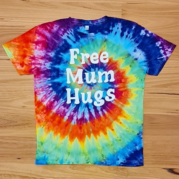 FREE MUM HUGS ICY RAINBOW ADULTS TEE - Image 5