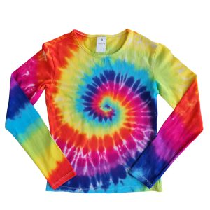 RAINBOW SWIRL GIRL LONG SLEEVE SHIRTS