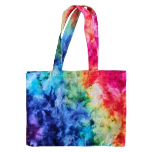 EARTH POSITIVE ICY RAINBBOW MOTTLED SHOPPING TOTE