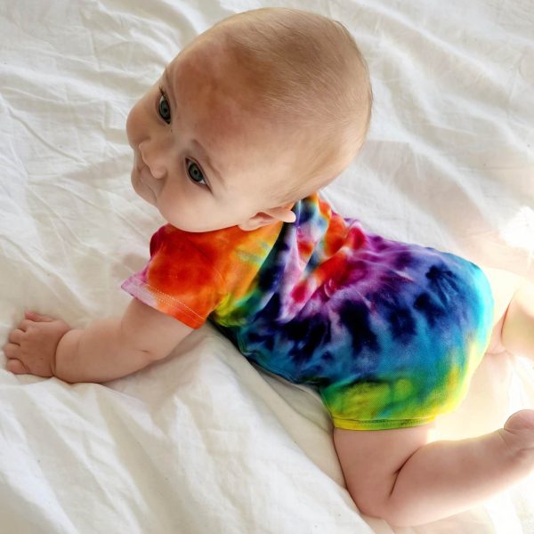 100% COTTON BABY SHORT SLEEVESUIT 3-6 MONTHS