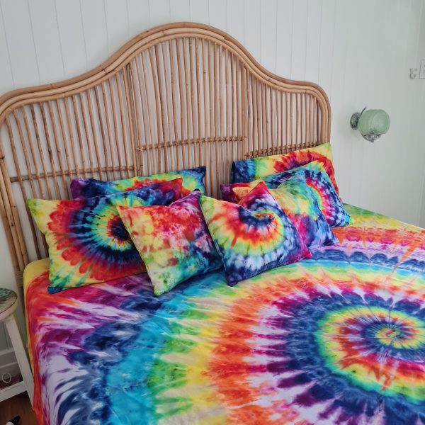 ICY RAINBOW SWIRL COTTON SUPER KING DOONA/DUVET COVER - Image 3