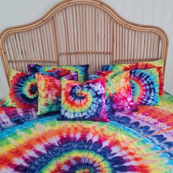 ICY RAINBOW SWIRL COTTON KING DOONA/DUVET COVER - Image 2