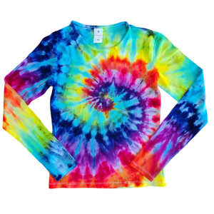 ICY RAINBOW SWIRL GIRL LONG SLEEVE SHIRTS