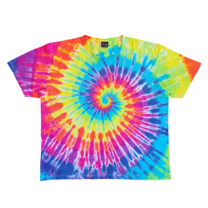 4XL, 5XL & 6/7XL MIXED RAINBOW SWIRL SHIRT
