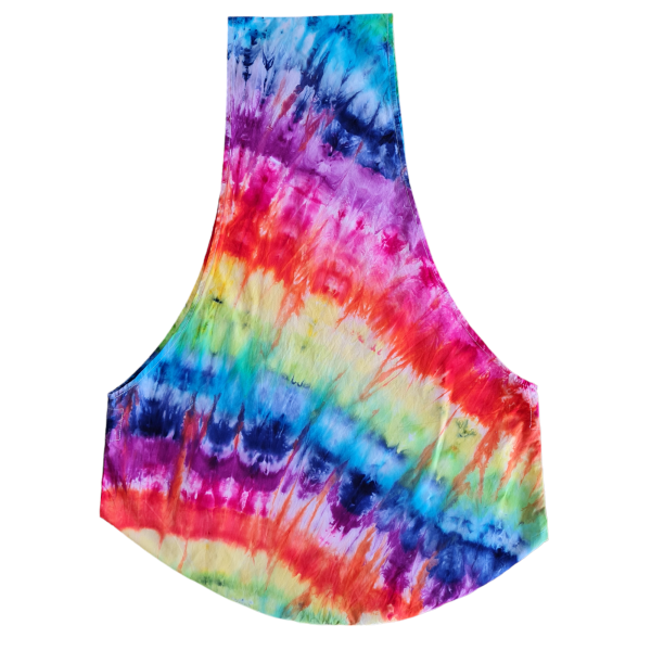 LARGE COTTON ICY RAINBOW SLING BAG