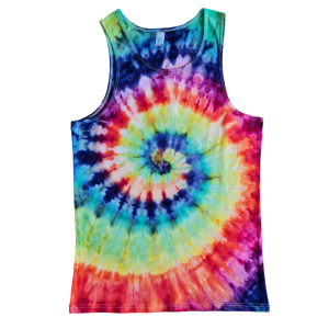 ICY RAINBOW SWIRL MENS SINGLET