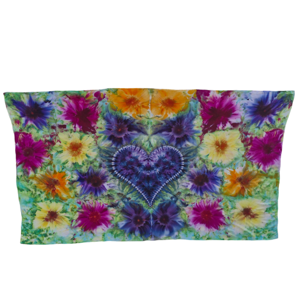 FLOWERS & HEART SARONG/THROW - Image 2