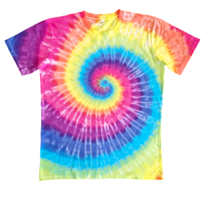 XL, 2XL & 3XL RAINBOW SWIRL SHIRT