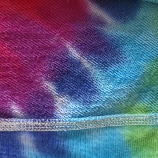 ADULT'S ICY BLUES & PURPLES CROP HOODIE XL & 2XL - Image 2