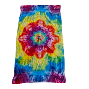 COLOURFUL ICY RAINBOW FLOWER MEGA TOWEL