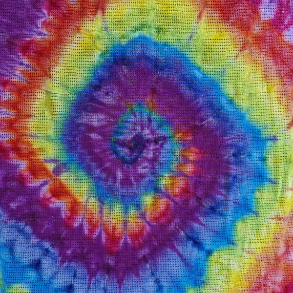 ICY RAINBOW SWIRL BABY COT WAFFLE BLANKET - Image 2